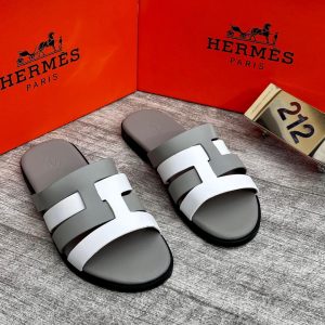 multi colour quality Hermes Pam slippers