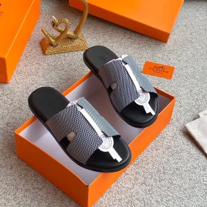 Alternative view of Hermes high quality Pam slippers