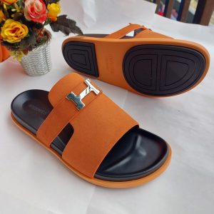 Hermes high quality Pam slippers - orange