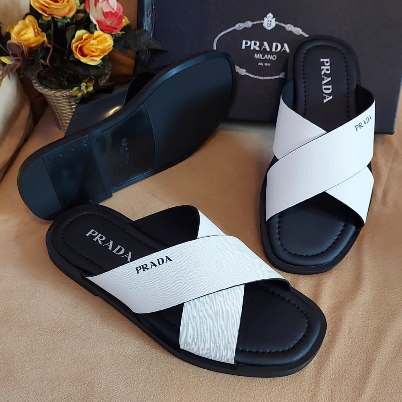 Prada high quality Pam slippers