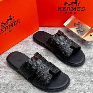 Hermes high quality skin Pam slippers