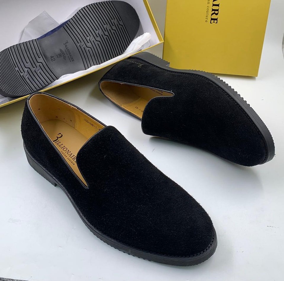 Billionaire suede shoe