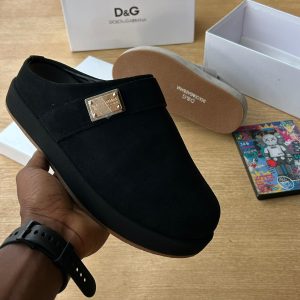 D&G SUEDE HALF SHOE
